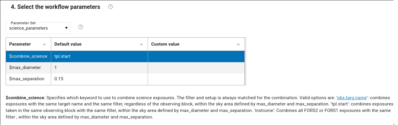 select_workflow_parameters